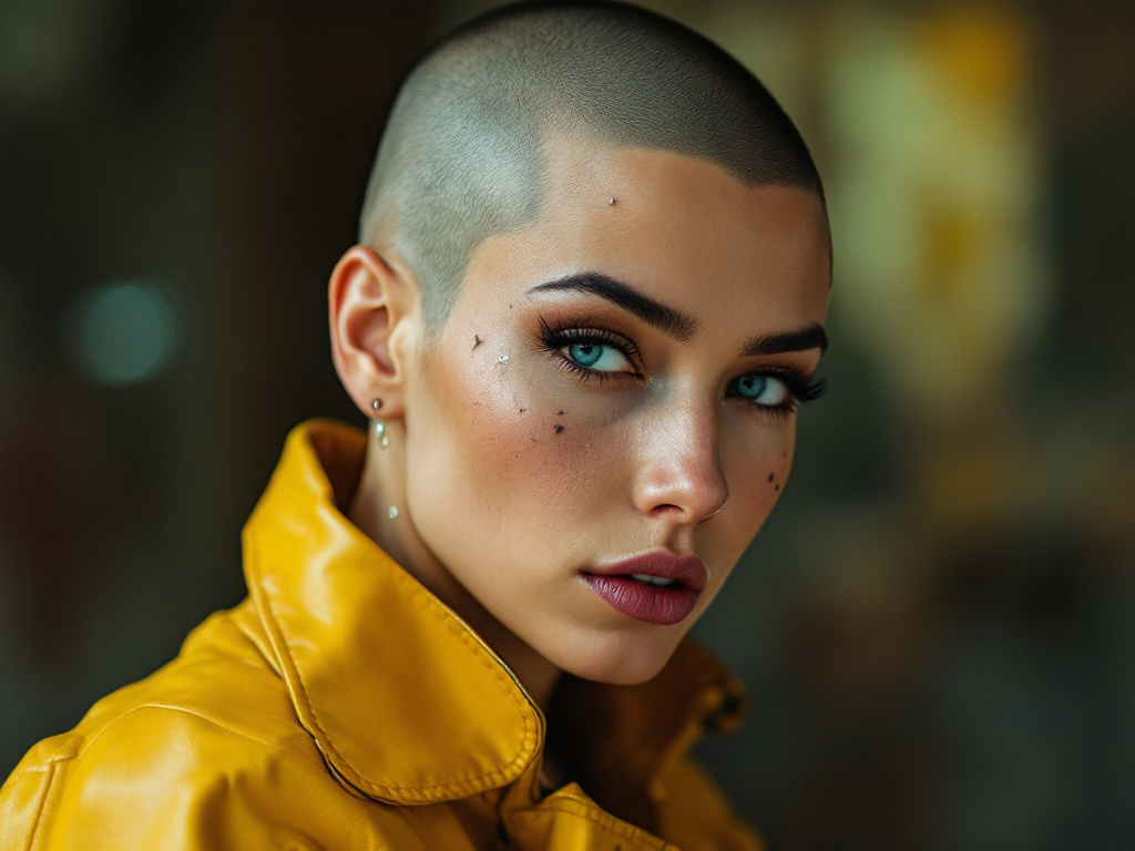 a-shaved-head-woman-with-piercings-txo5qhgomz