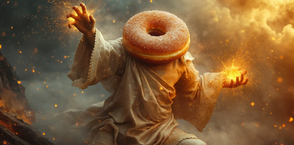 donut jesus hybrid mythical creature