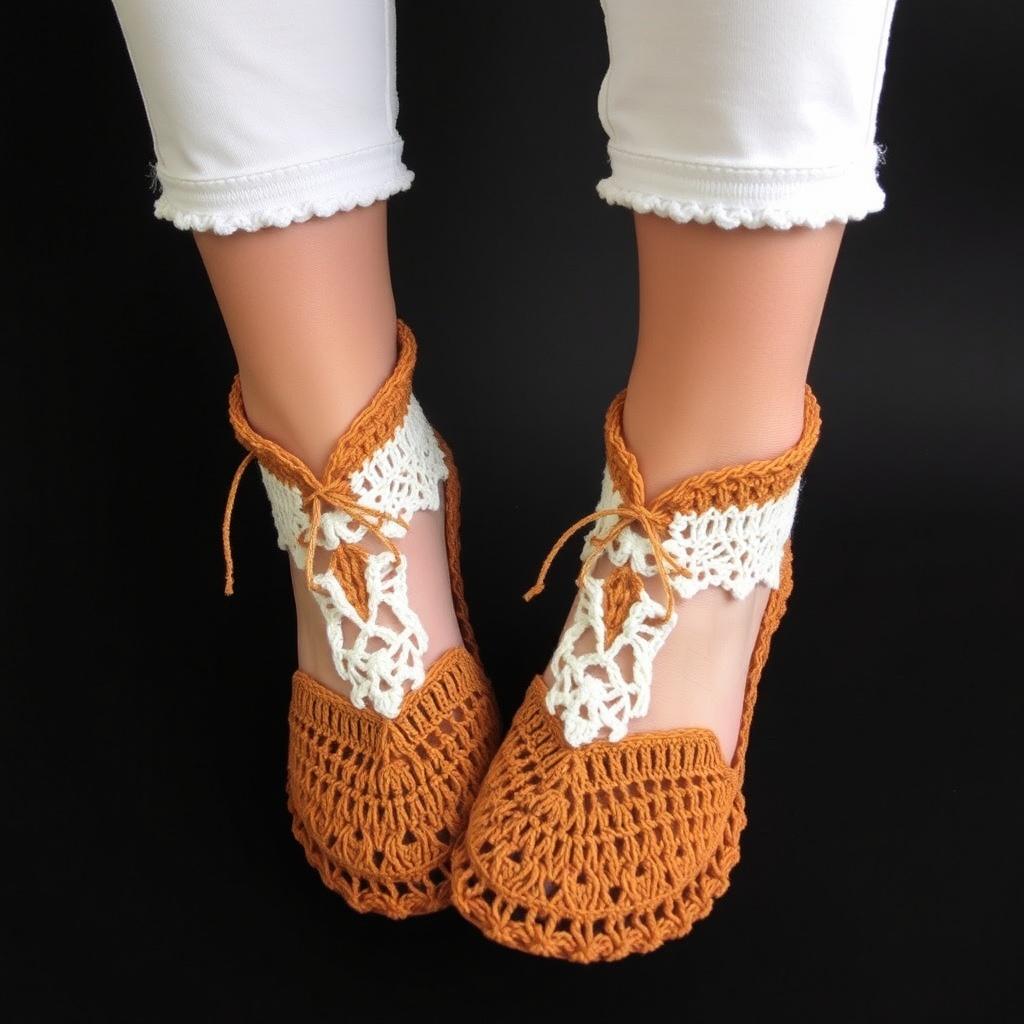 CALZADOS A CROCHET