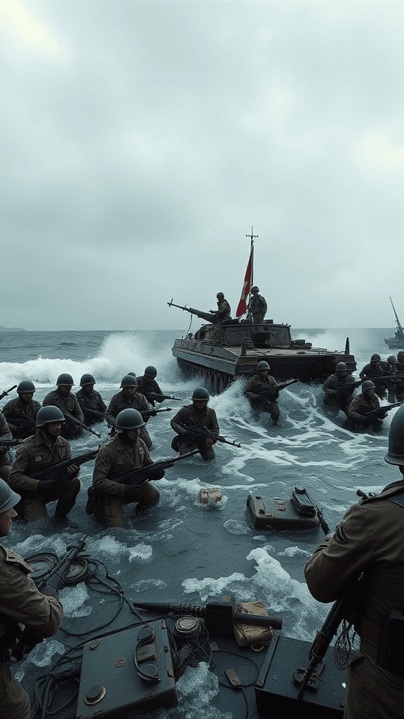 La destrucción del ejército egipcio

"Las aguas del Mar Rojo colapsando sobre los soldados y carros egipcios, con un faraón horrorizado observando desde la orilla mientras su ejército se ahoga."