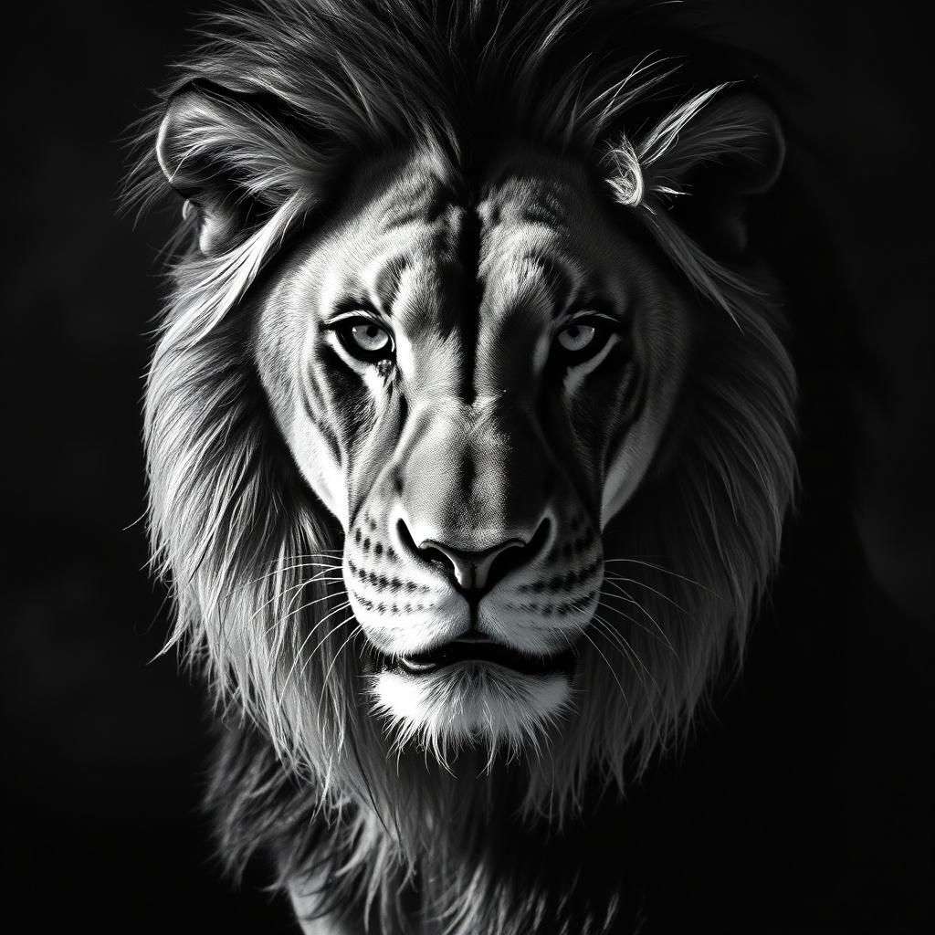 hyper-realistic-black-and-white-portrait-of-a-lion-oswixz3b8