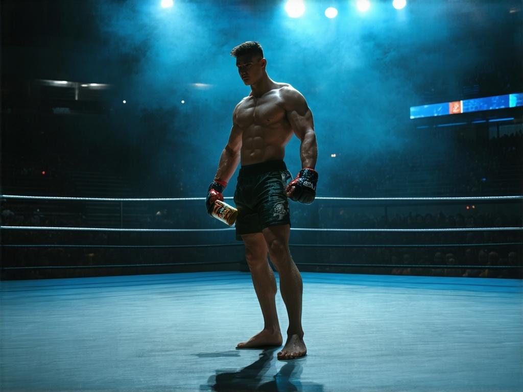 a-stylized-male-fighter-holding-a-can-5zy5dp7g44