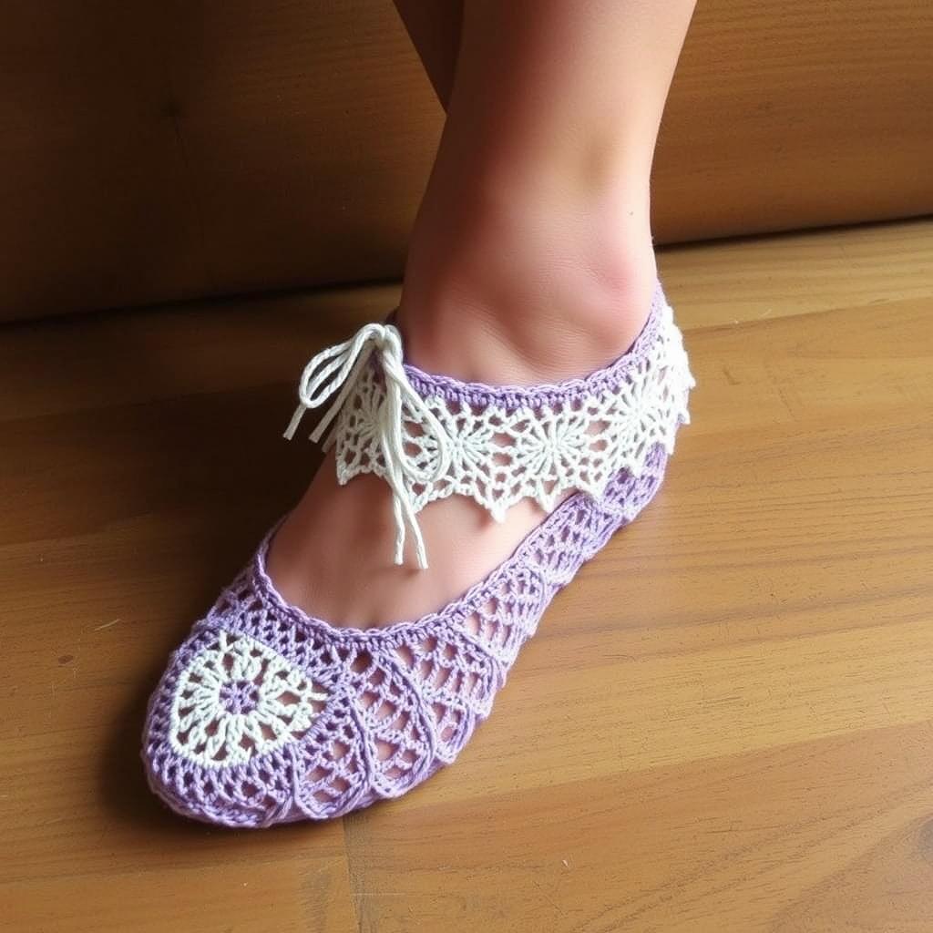 CALZADOS A CROCHET
