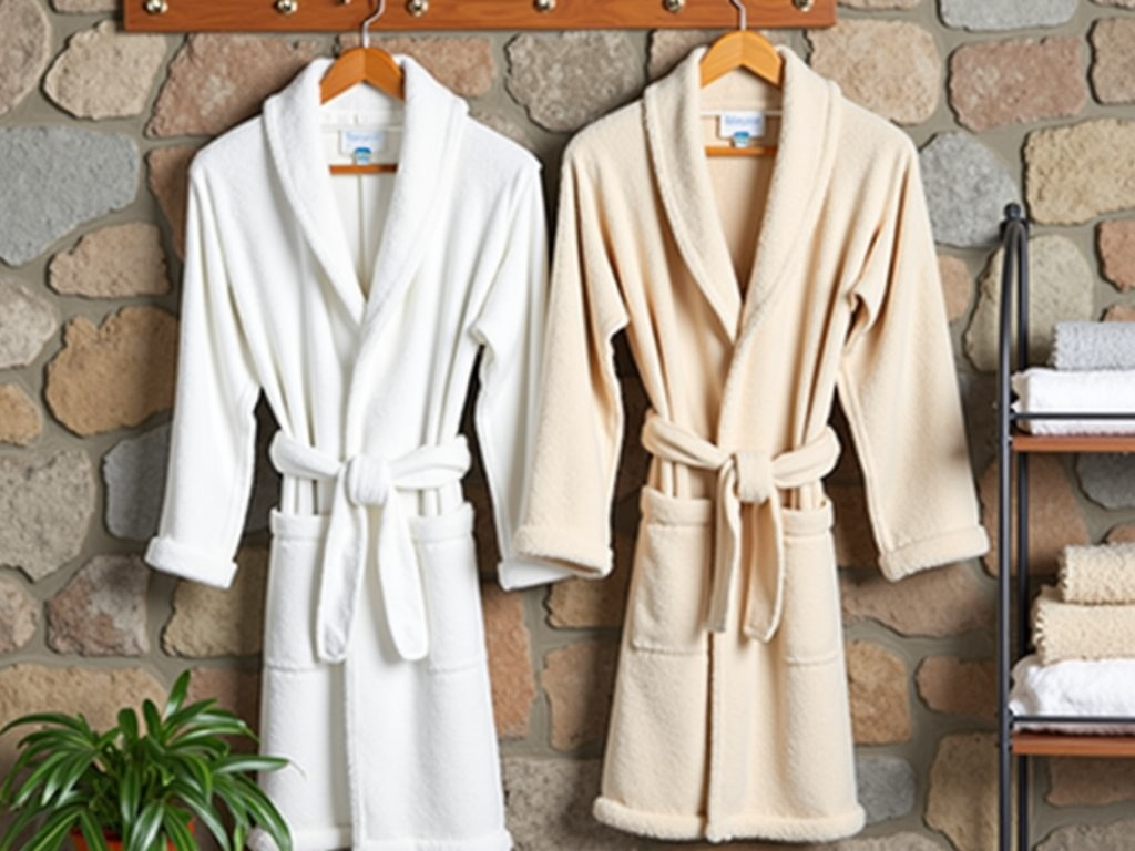 the-image-shows-two-bathrobes-hanging-on-9qbvbqp9u