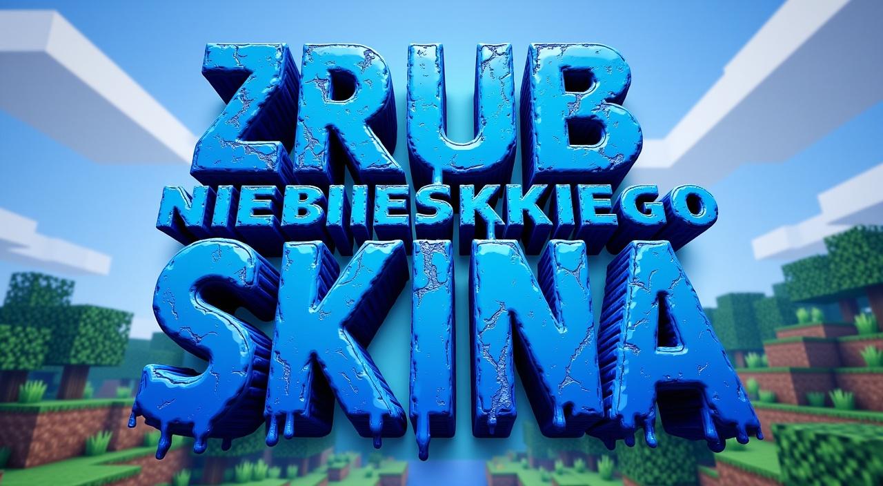 zrub mi niebieskiego skina w minecraft
