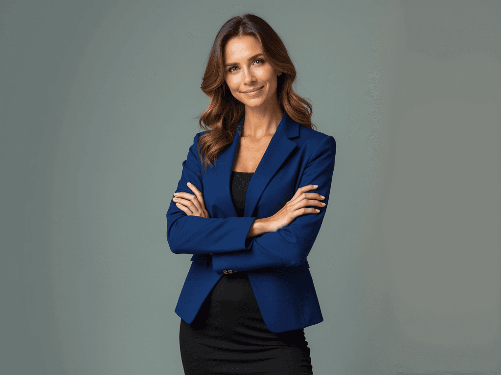 a-woman-in-a-black-skirt-and-a-blue-hvgv1wd4fu