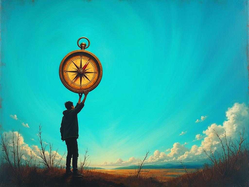 a-lone-figure-silhouetted-against-a-vibrant-42wi2lkptt