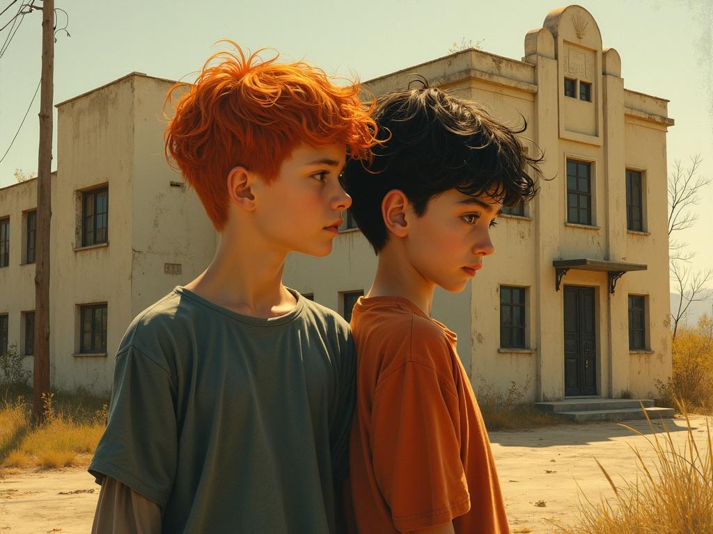 two-young-boys-one-with-fiery-red-hair-xfj071xba5