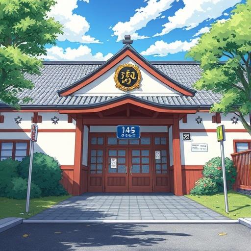 the-entrance-to-a-school-in-japan-in-anime-art-amq8gynoxo