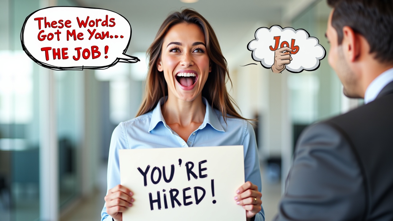 a-young-woman-holding-a-youre-hired-19fcfotc9v