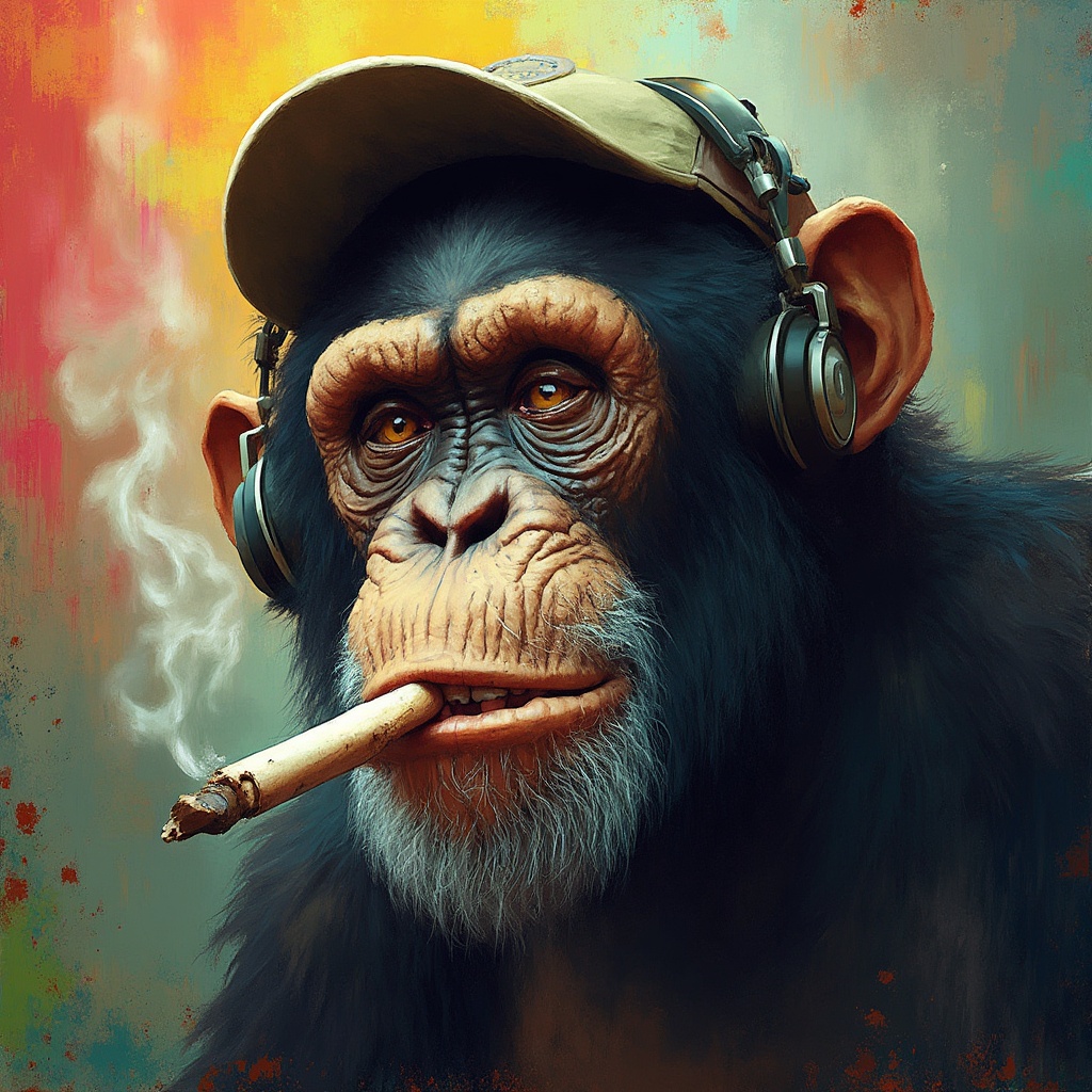 the-image-shows-an-old-chimpanzee-with-a-5j19plcrn