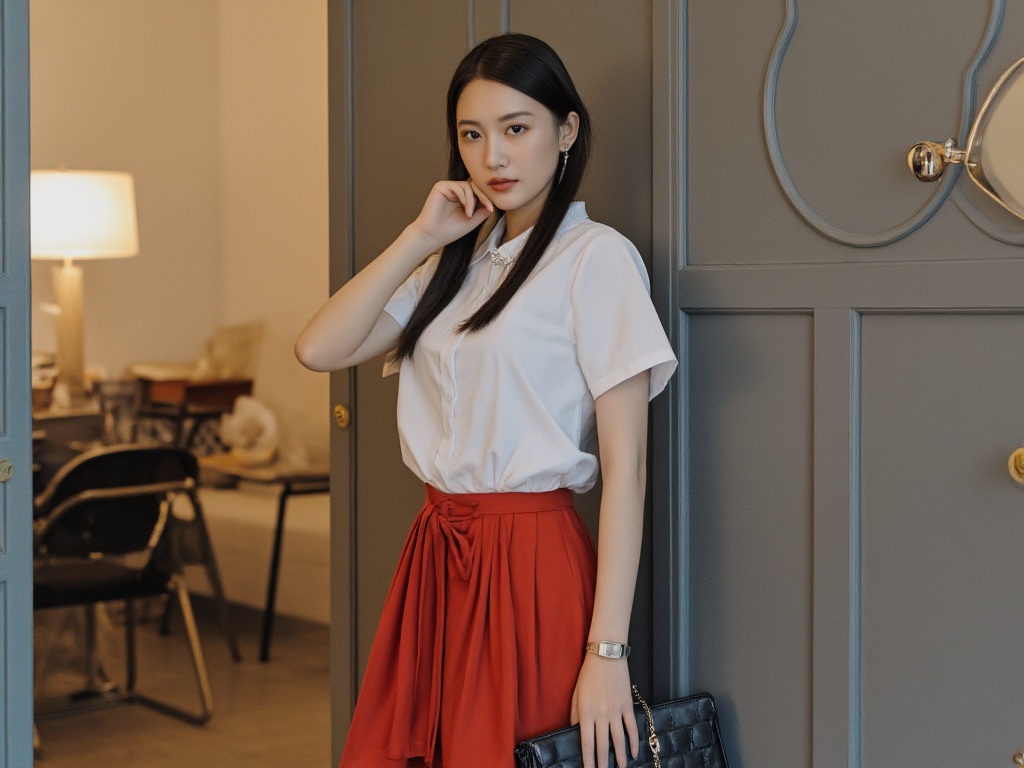 a-beautiful-chinese-girl-is-wearing-a-jk-e8fpt4c5k
