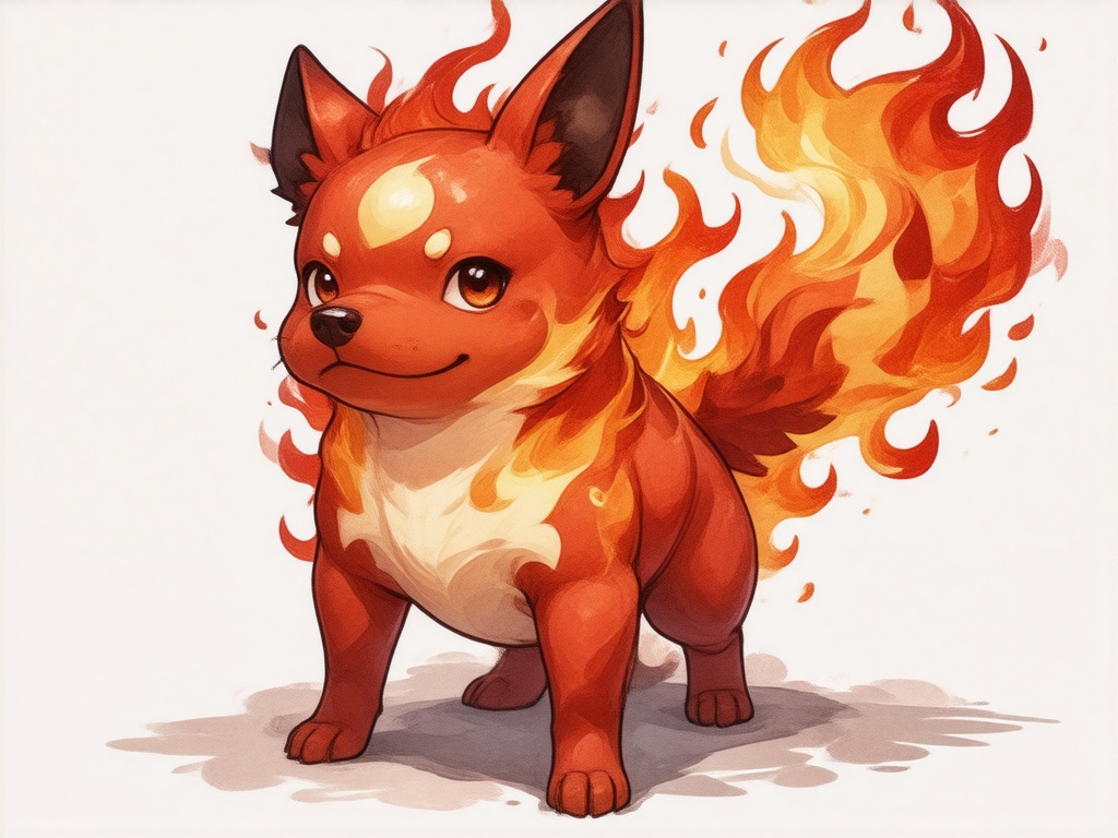 pokemon-style-red-flame-dog-cell-shading-7mpf3i4gx