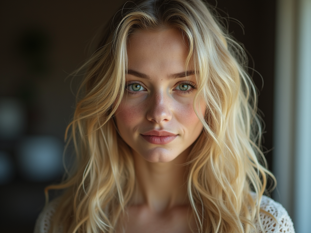 realistic 19 years old blonde girl
