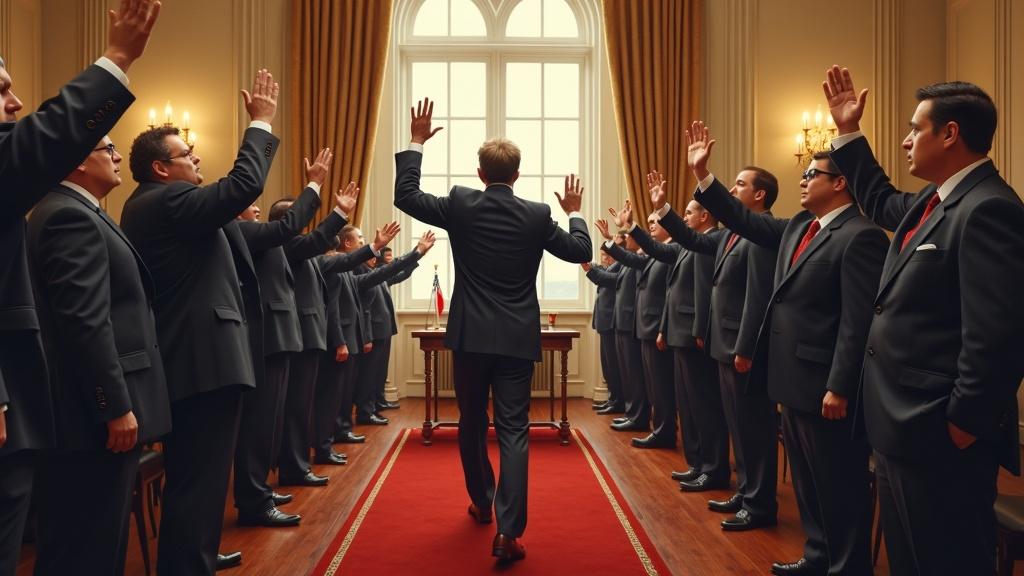 executives-raise-their-hands-to-vote-ncip9zpc4d