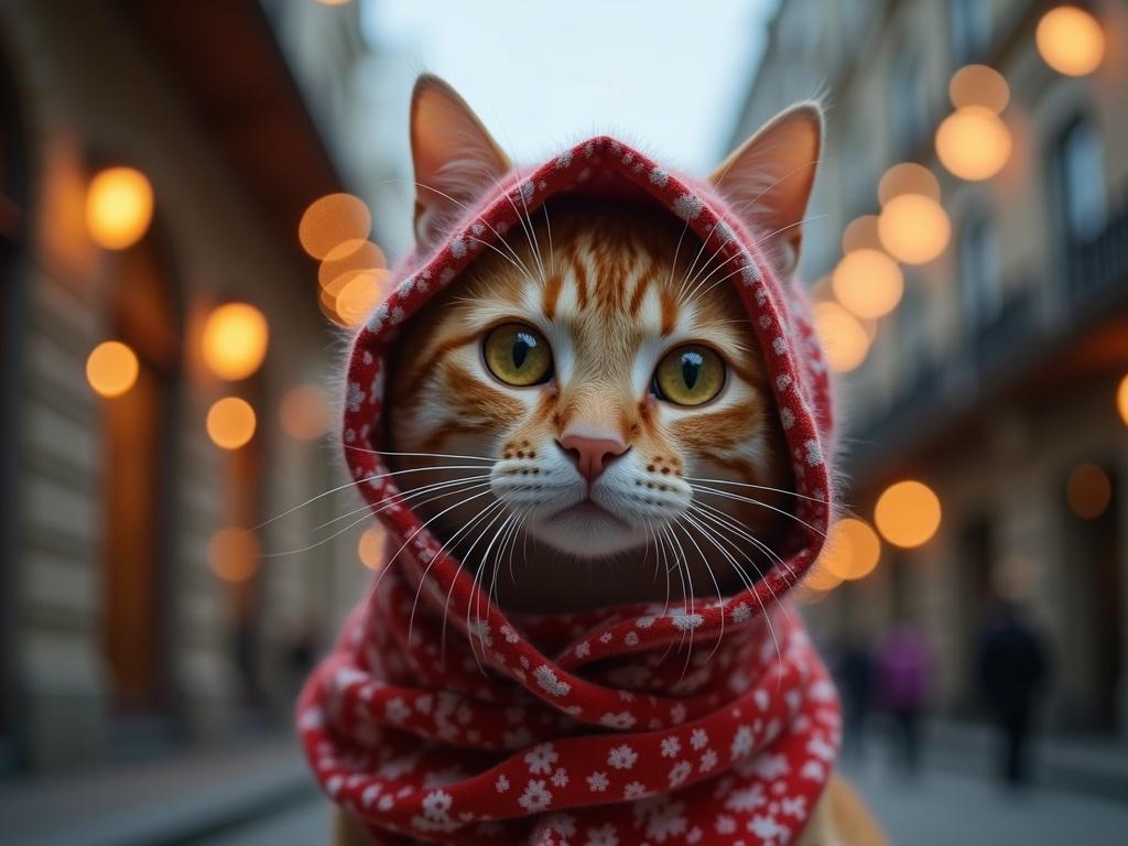the-image-shows-a-cat-wearing-a-red-and-white-0s3xul9y9h