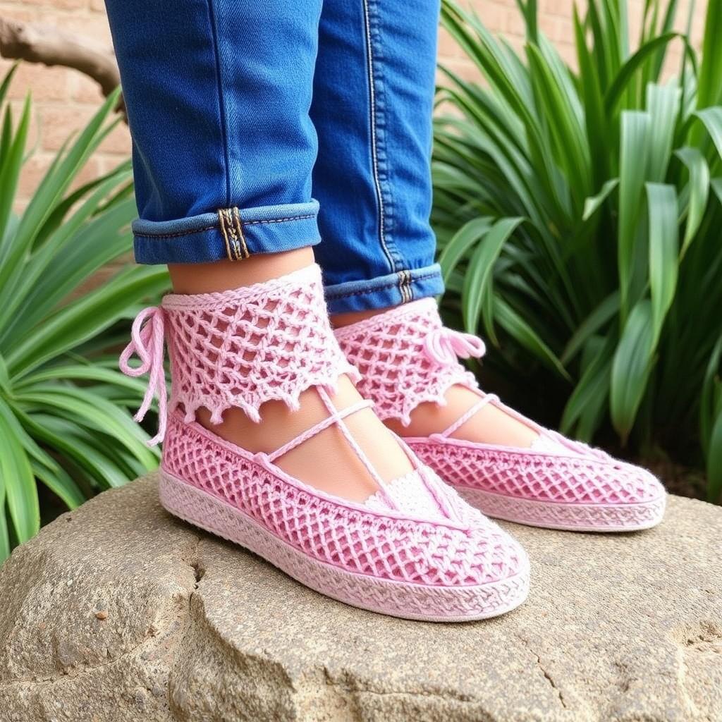 CALZADOS A CROCHET
