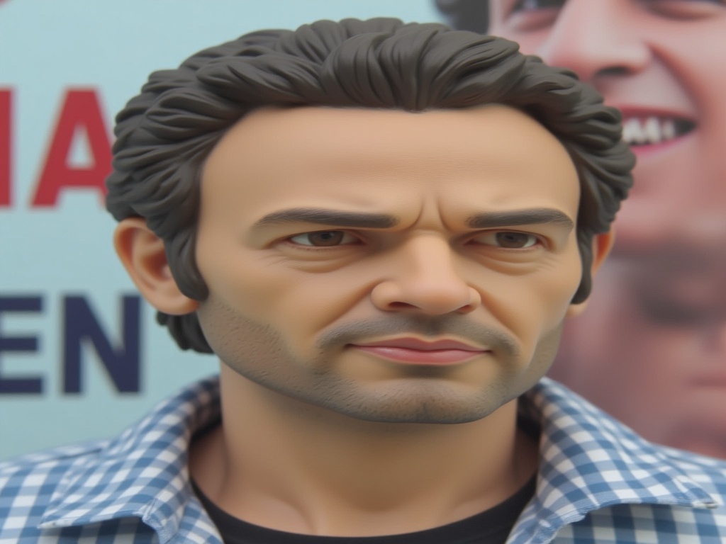 Crie um boneco colecionável em embalagem de varejo com o rótulo "PRIMO32". O boneco é um(a) “HOMEM” de 55 ANOS, com pele “Seu tom de pele” semelhante a foto que te mandei, com todos os detalhes da roupa ds foto. Ele tem cabelo preto.
﻿﻿﻿﻿Na parte superior da embalagem, o nome "Luiz Carlos Zimmermann" deve estar claramente exibido. Em um dos lados, deve haver uma seção rotulada como "Acessórios", contendo um capacete de motocross amarelo, um par de botas motocross, uma tangerina, um copo de cristal, um distintivo de policia, cada um com seu próprio compartimento moldado.
﻿﻿﻿﻿O design geral deve transmitir um visual estilomotocross, semelhante a bonecos colecionáveis ou figuras de ação com um tema de estilo de vida ou profissional criativo.