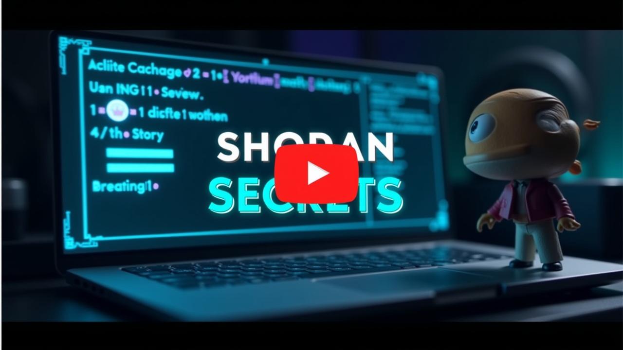 mignature youtube cybersecurité shodan