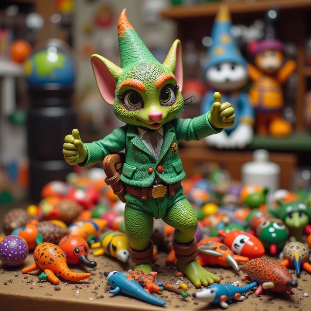 Um mundo com brinquedos que falan