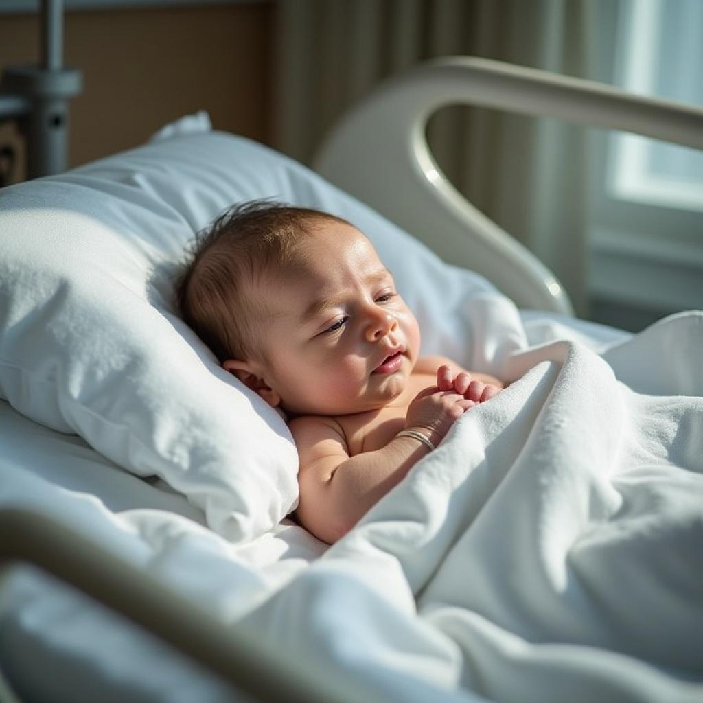 phone-photo-of-a-newborn-babygirl-in-the-bed-in-q0gksw011f
