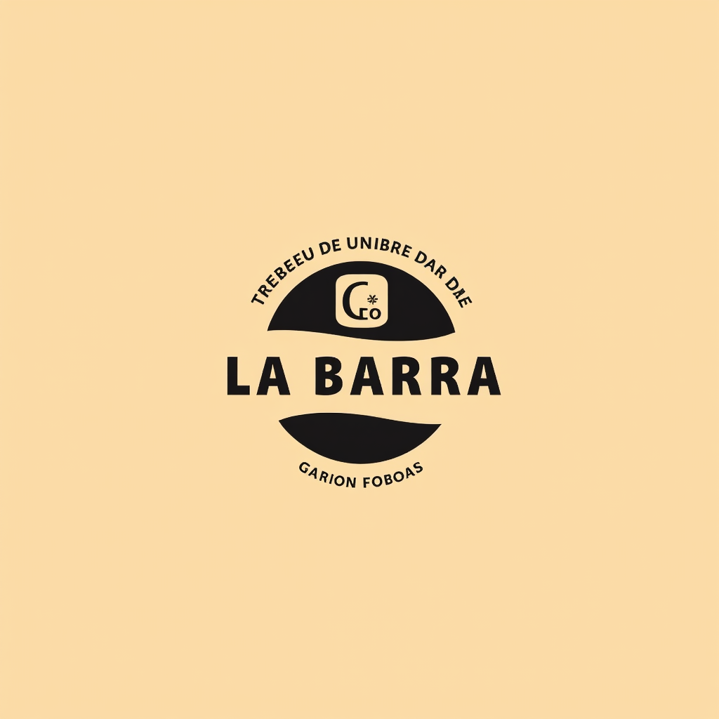 Crea el logotipo tipográfico de una cervecería estilo taberna del madrid antiguo que se llama : “ “ LA BARRA kocina “
