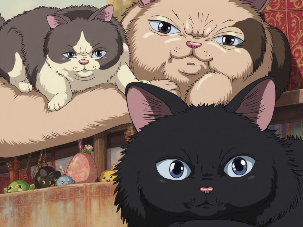 a fat cat