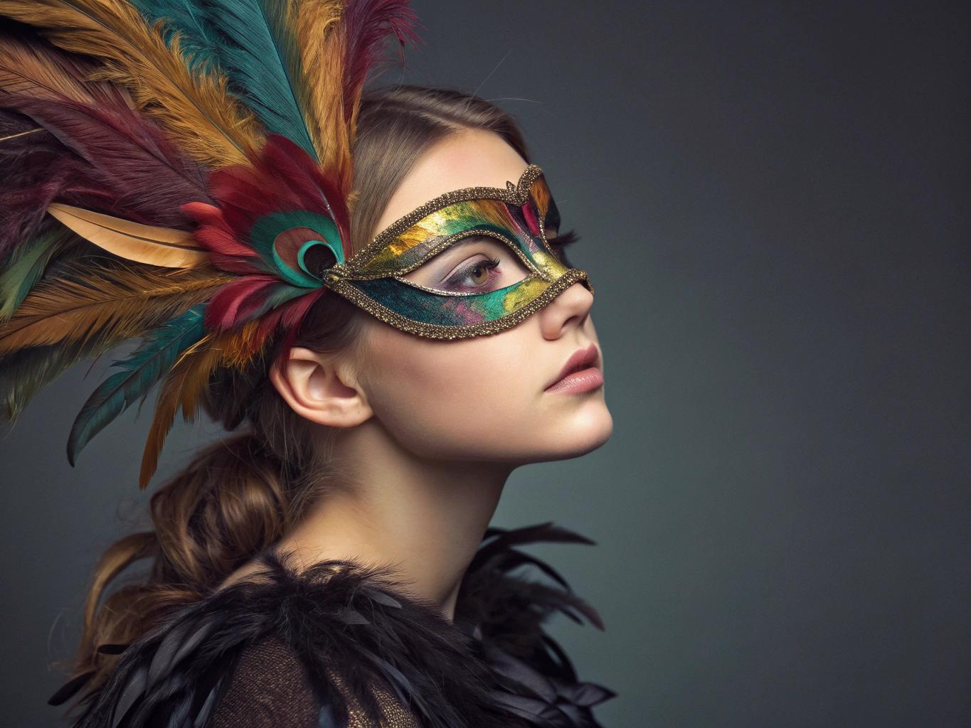young-woman-wearing-feather-mask-n5fu44lgew