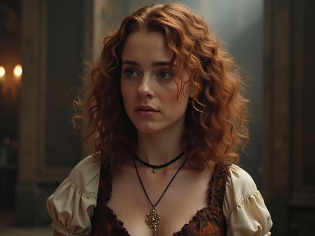 Hermione Granger, dans une tenue moulante, grosses fesses