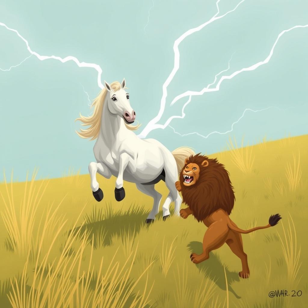 thunder-the-fastest-horse-in-the-meadow-is-hunted-xahpxnjs9w