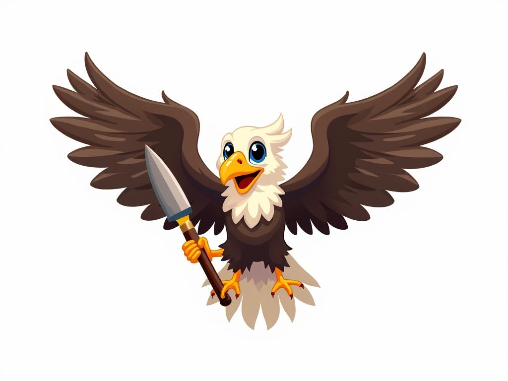 a-cartoon-style-eagle-with-a-proud-and-confident-2u4bb66jjk