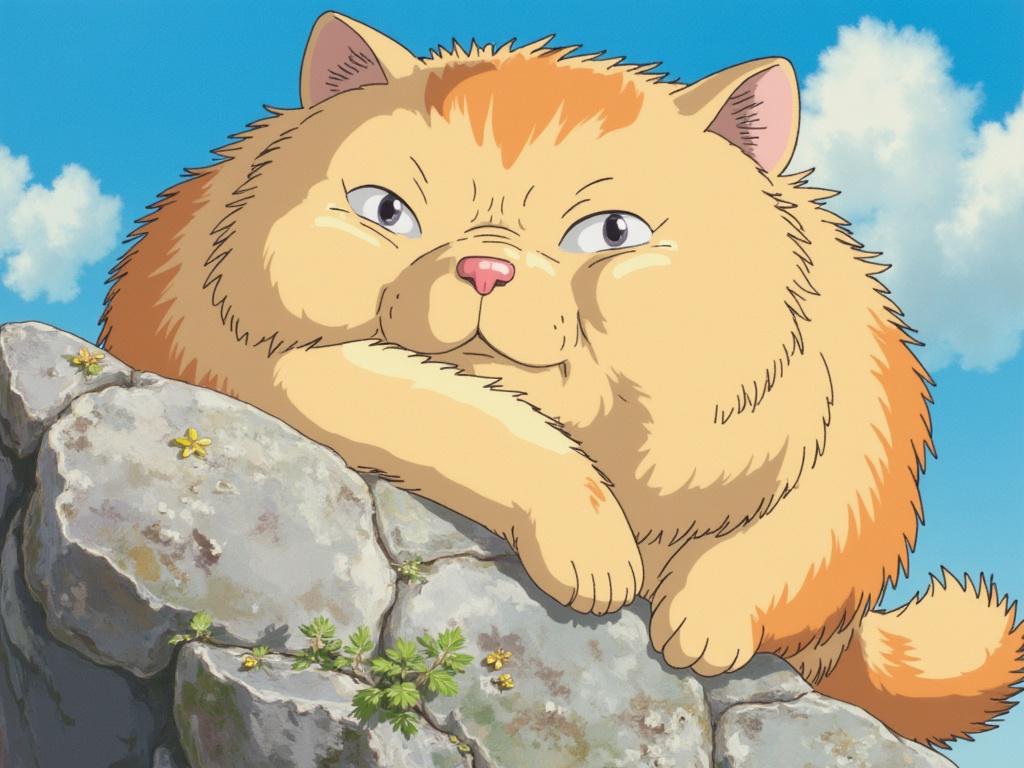 a fat cat