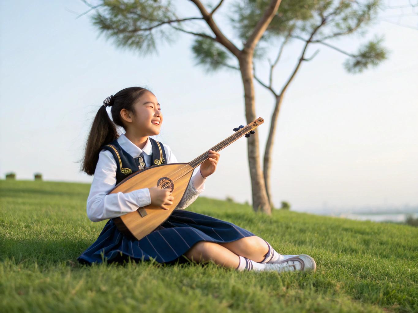 a-school-girl-plays-the-dombra-yz74kutx5q