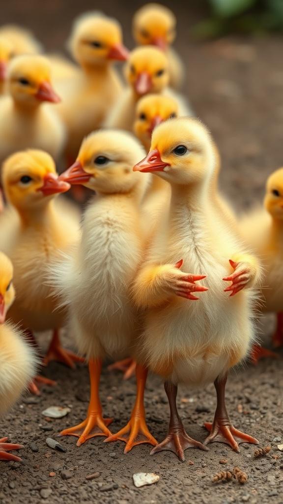 group-of-chicks-and-ducklings-laughing-6xwo8eui2b