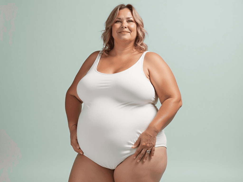 standing-fat-woman-in-a-white-swimsuit-pvbh6ngsok