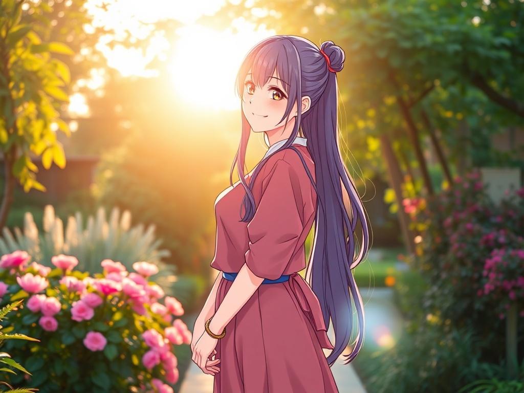 a-cosplay-manga-woman-standing-in-a-garden-0abv7sjnkc