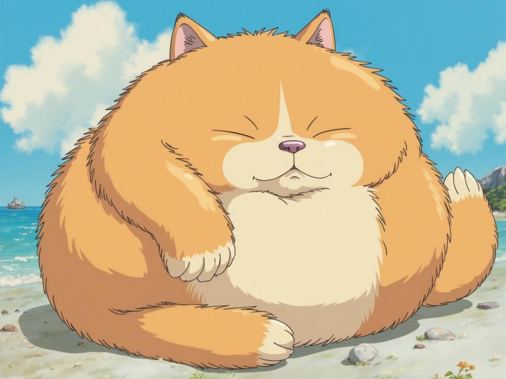 a fat cat