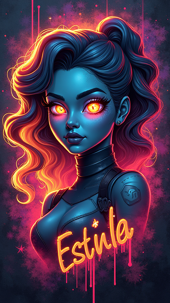 Génère une affiche graffiti d'anniversaire au nom de (StarAla-T) avec une couleur qui donne de l'énergie 