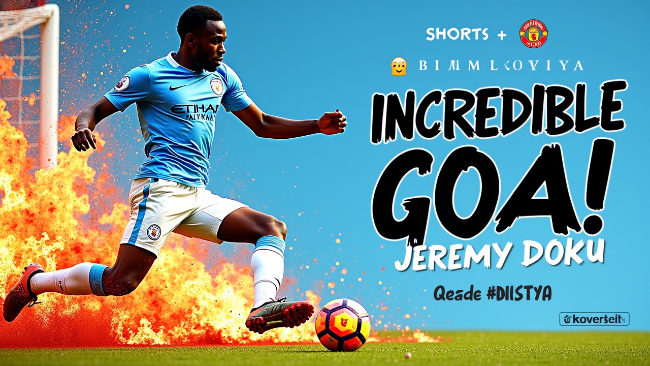  JEREMY  DOKU' DAN HARİKA  SON   VURUŞ  🔥🔥#shorts  #manchestercity  #jeremydoku 