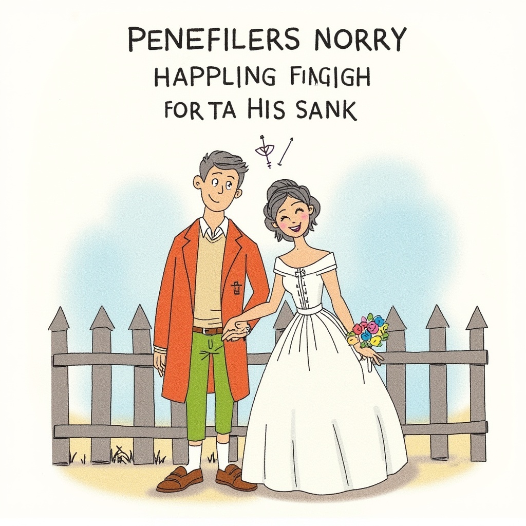 a congratulations card for a happilly married couple for 50 years. 
for a contractor with a house at the sea and his wife
Hobbies: cooking, tennis, playing cards, construction work
The present is a voucher for a diner