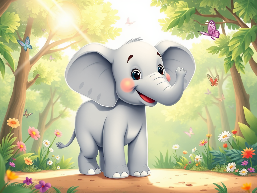 a-cute-baby-elephant-standing-in-a-rza20mb8hc