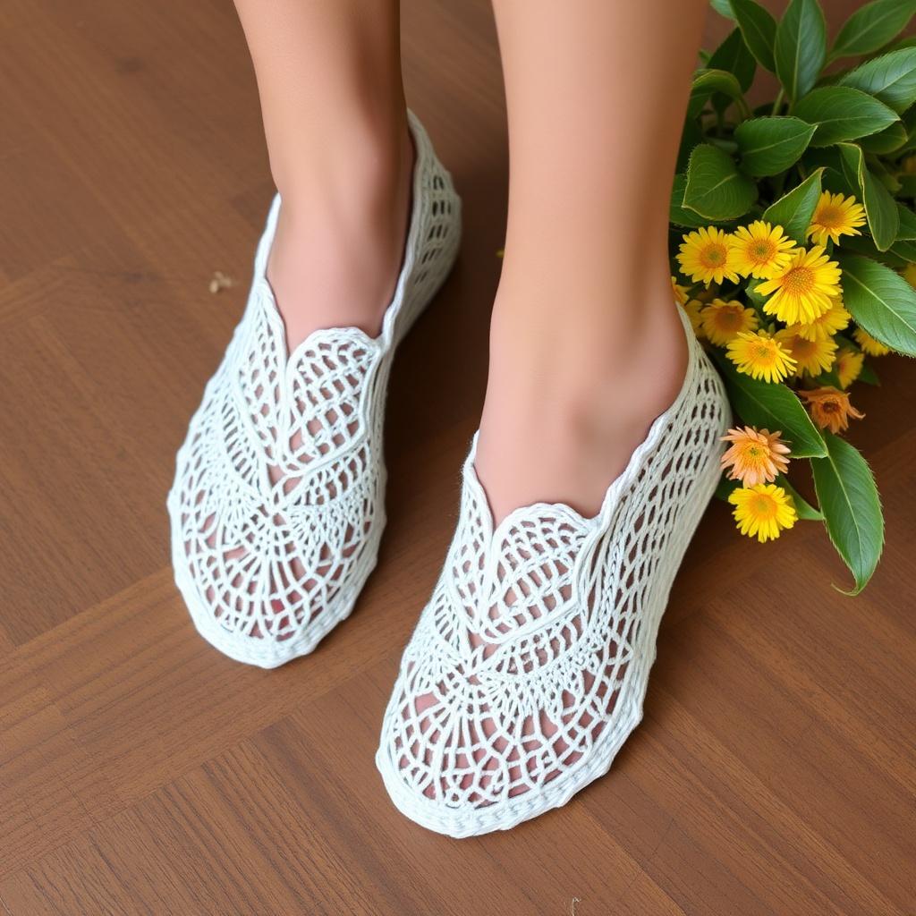 CALZADOS A CROCHET