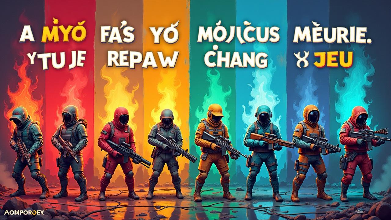 genere moi une miniature youtube le titre c'est "a chaque fois que je meurt je change de jeux" 