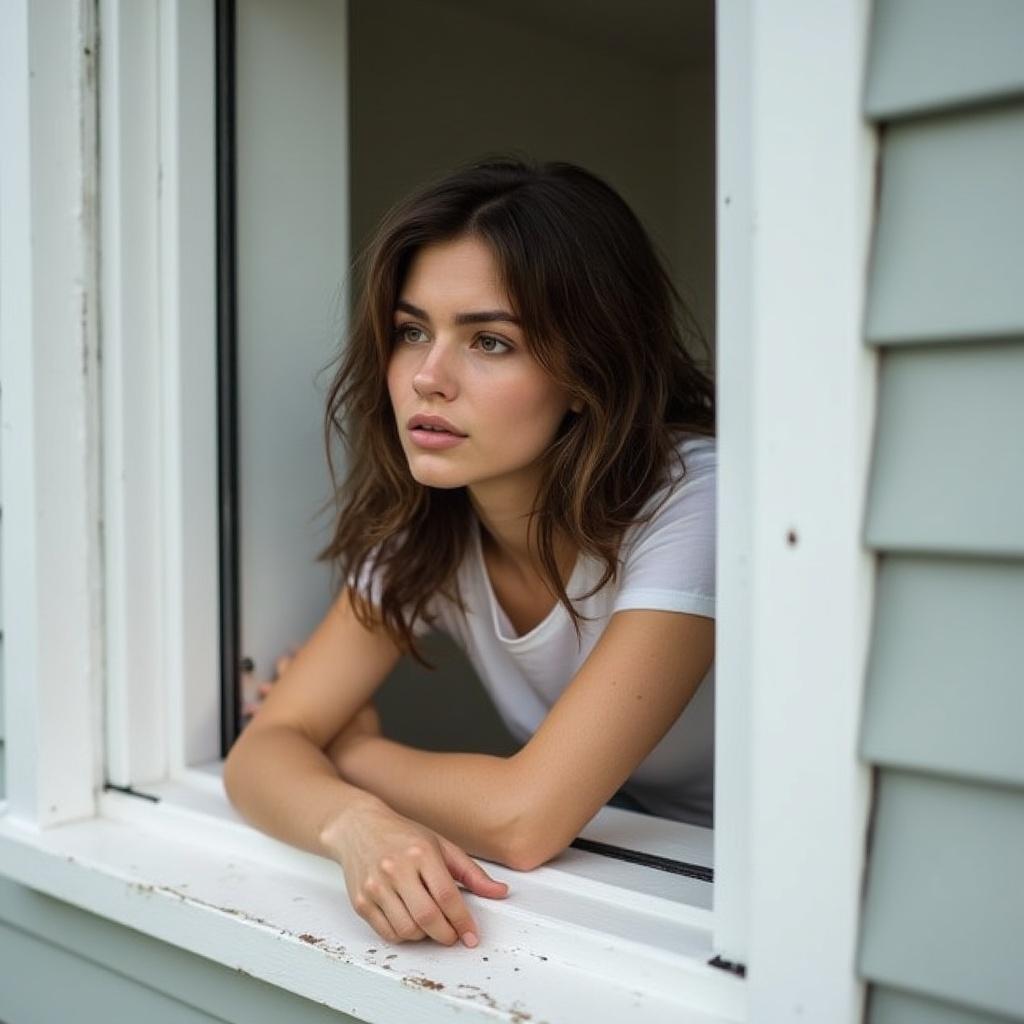 young-woman-looking-out-of-a-open-pvc-white-window-rxp7fo4sd