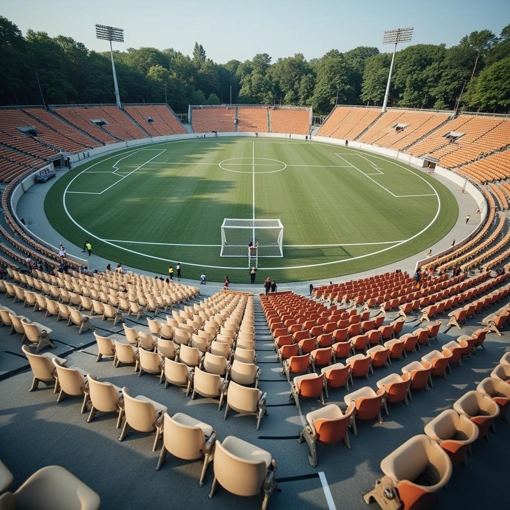a-sports-field-with-half-the-seatsbenches-empty-2tmf3i4gm1