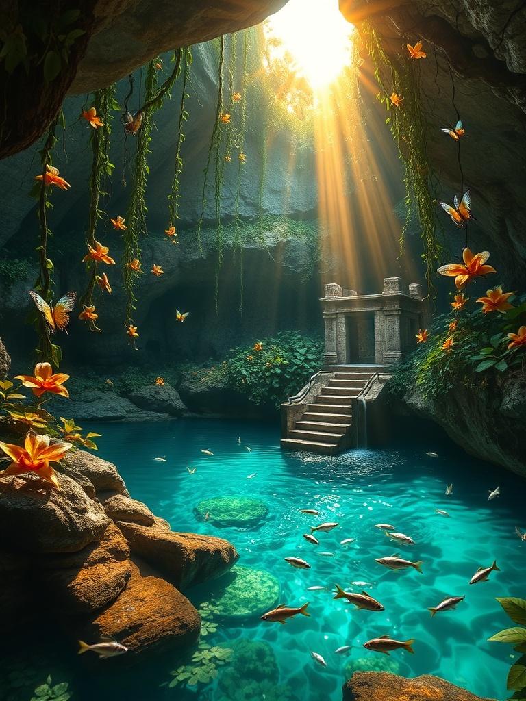a-hidden-cenote-heart-of-a-lush-mayan-jungle-cdb9y66ke2