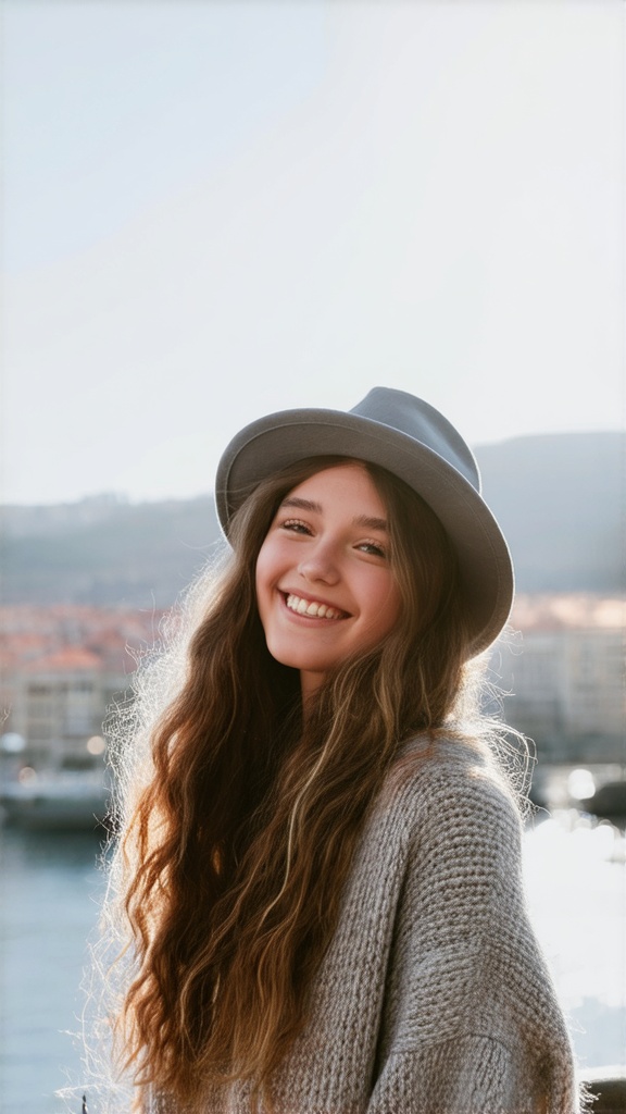 a-tranquil-young-woman-poses-beneath-a-ip4z9ohp2f