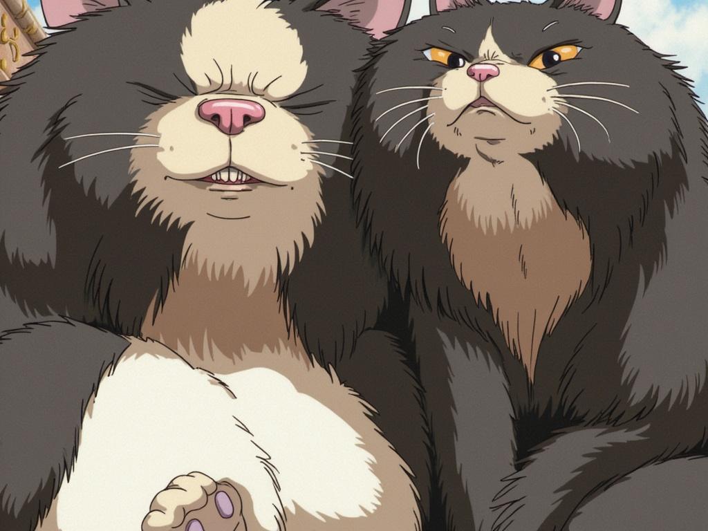 a fat cat
