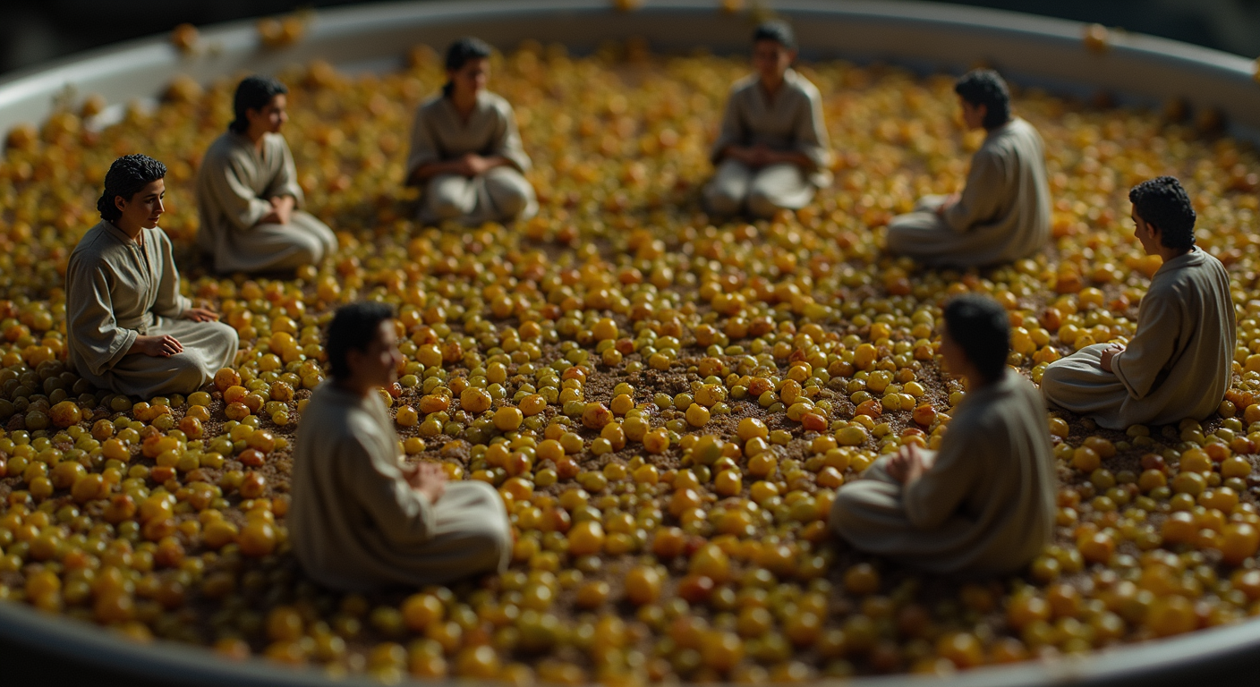 Let the little female miniatures make baklava alive