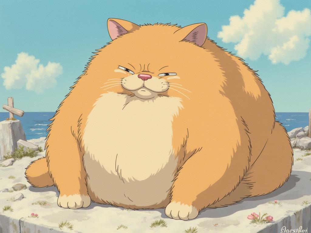 a fat cat